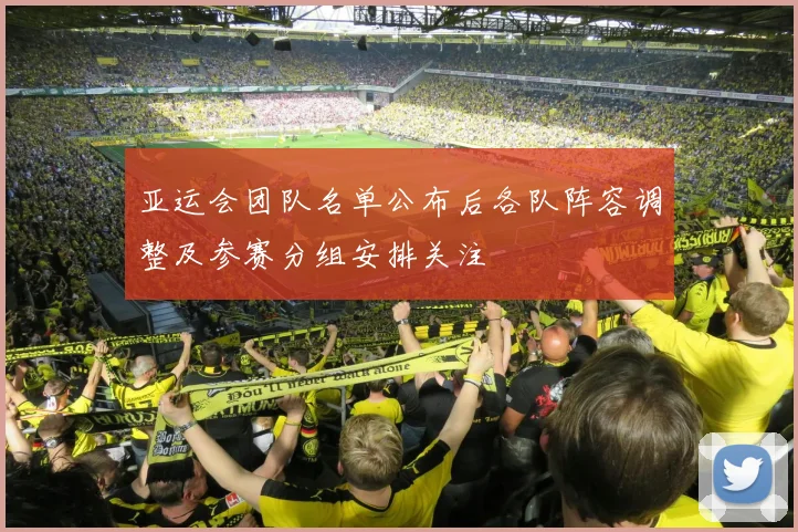 亚运会团队名单公布后各队阵容调整及参赛分组安排关注