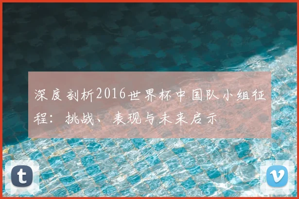 深度剖析2016世界杯中国队小组征程：挑战、表现与未来启示